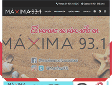 Tablet Screenshot of maximacoatzacoalcos.com